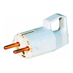 Wtyczka kątowa z uchwytem 16A 230V ucho