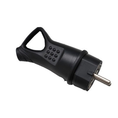 Wtyczka gumowa z uchwytem uchem IP44 230V 16A
