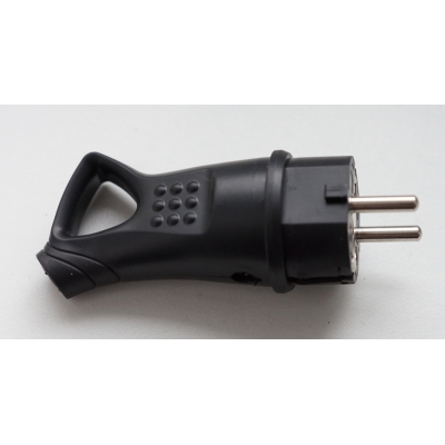 Wtyczka gumowa z uchwytem uchem IP44 230V 16A