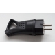 Wtyczka gumowa z uchwytem uchem IP44 230V 16A