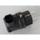 Wtyczka Gumowa kątowa 16A 230V Uni-Schuko guma