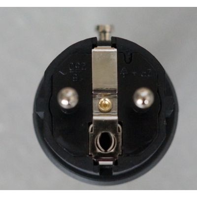 Wtyczka Gumowa 16A 230V IP44 Uni-Schuko guma