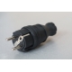 Wtyczka Gumowa 16A 230V IP44 Uni-Schuko guma