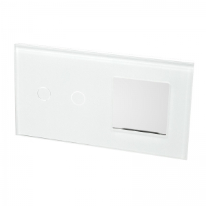 TOUCHME PANEL PODWÓJNY+MODUŁ BIAŁY TM702728W Q