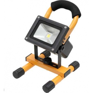 Naświetlacz halogen LED 10W z akumulatorem