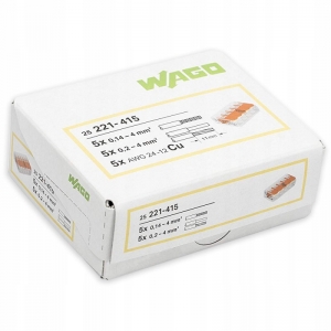 WAGO Szybkozłączka złączka uniwersalna 5x4mm 25szt