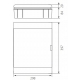 Rozdzielnica Podtynkowa SRp-24 obudowa modułowa 24