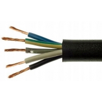 Przewód kabel OW 5x1,5mm2 H05RR-F 1M gumowy guma