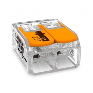 SZYBKOZŁĄCZKA WAGO COMPACT 2x0,5-6mm² 10szt UNIWER