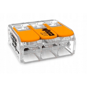 SZYBKOZŁĄCZKA WAGO COMPACT 3x0,5-6mm² 10szt UNIWER