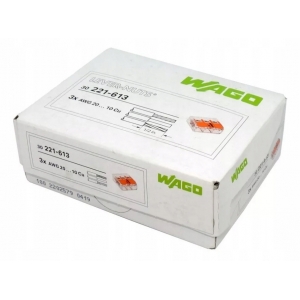 SZYBKOZŁĄCZKA WAGO COMPACT 3x0,5-6mm² 30szt UNIWER