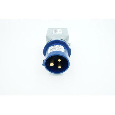 Adapter 16A/3p 230V kempingowy przejściówka nieb