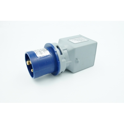Adapter 16A/3p 230V kempingowy przejściówka nieb