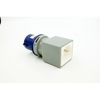 Adapter 16A/3p 230V kempingowy przejściówka nieb