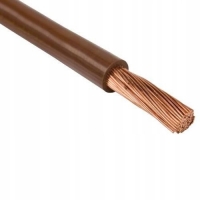 Przewód kabel linka LGY H07V-K 1x1,0 mm BRĄZOWY 1M