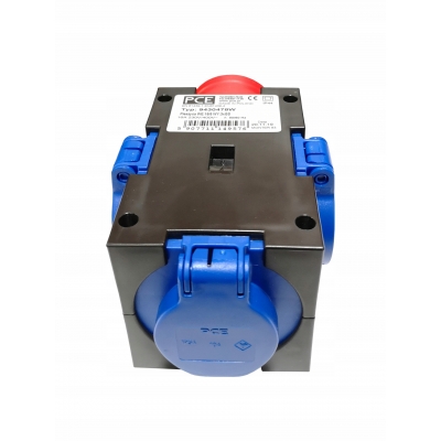 Przejściówka adapter PCE z 16A/5 na 3x230V KEMPING