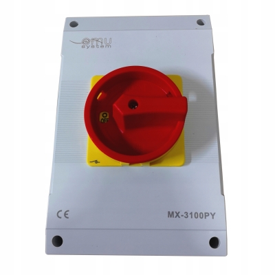 Rozłącznik główny krzywkowy 3x100A w obudowie IP65