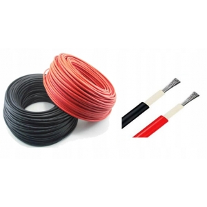 Kabel przewód solarny czarny 4 mm fotowoltaika 1M