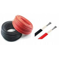Kabel przewód solarny czarn 6 mm fotowoltaika 100M