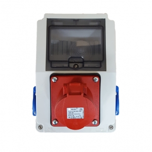 Rozdzielnica budowlana 32A/4p +2x230V IP66